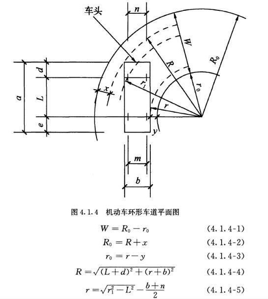 機(jī)動車環(huán)形車道平面圖